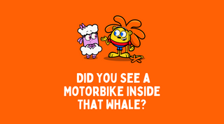 Did You See a MotorBike Inside That Whale?