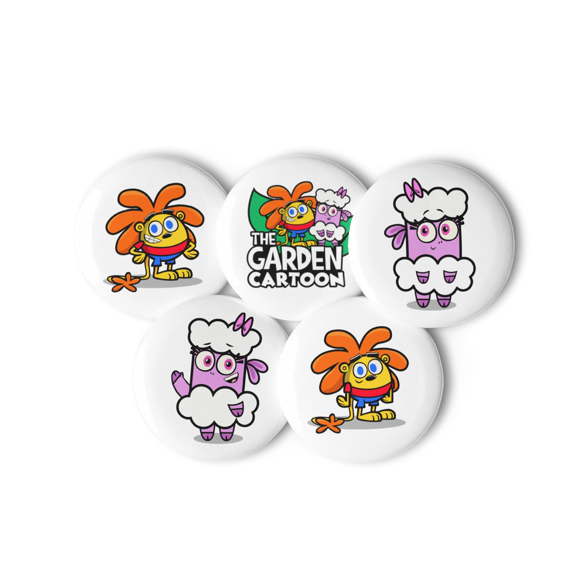 Garden Character Pins