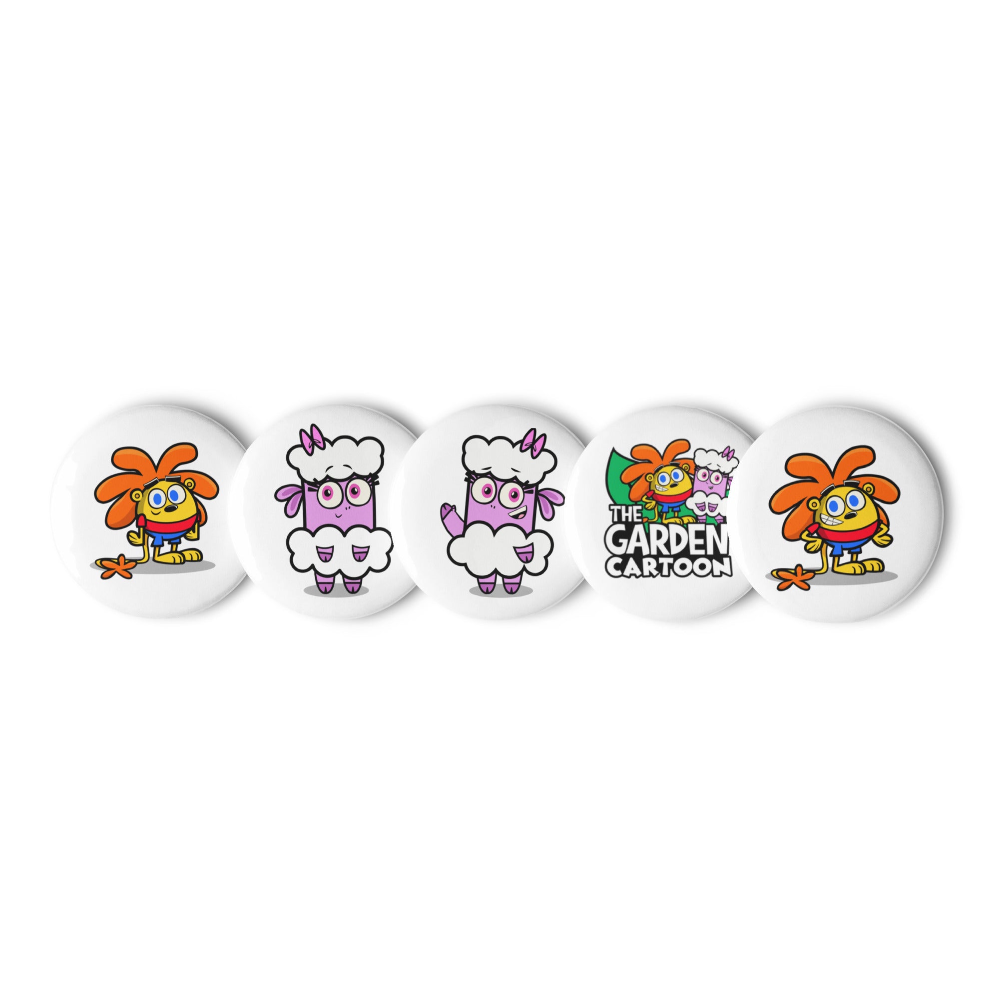 Garden Character Pins
