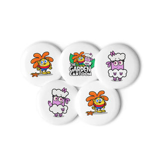 Garden Character Pins