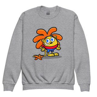 🦁 Lenny the Lion Youth Crewneck Sweatshirt