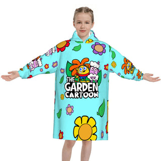 Garden Blanket Hoodie for Kids