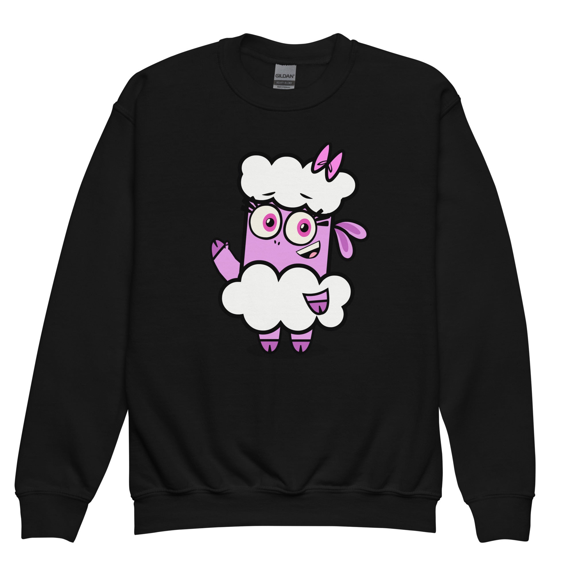 🐑 Lucy the Lamb Youth Crewneck Sweatshirt