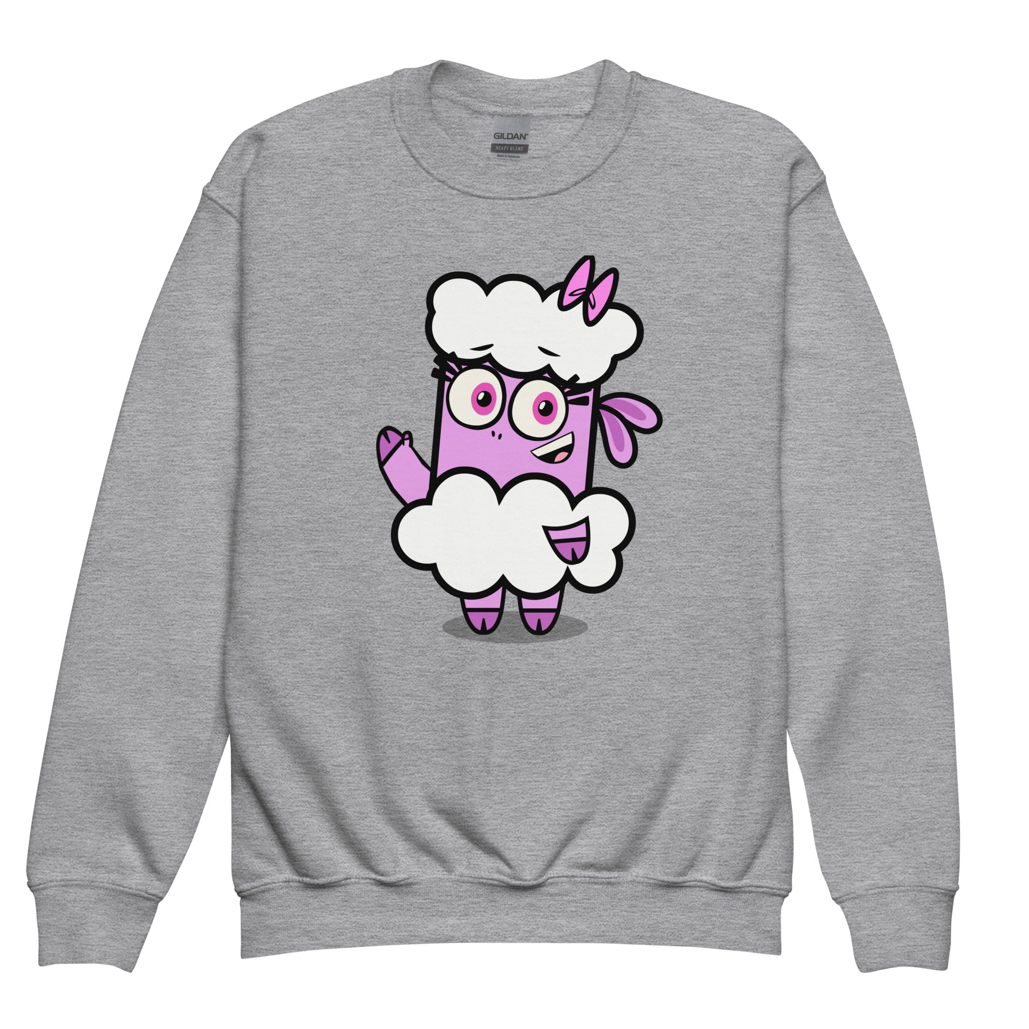 🐑 Lucy the Lamb Youth Crewneck Sweatshirt